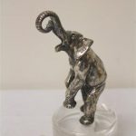 1920s Elephant Radiator Mascot signed Ch. Paillet